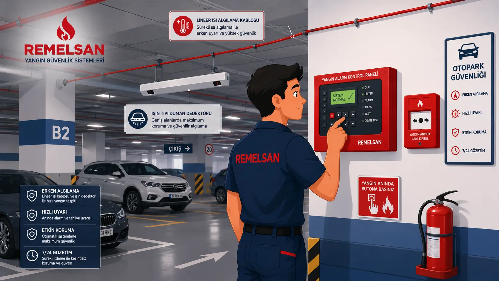 Otopark Yangın Alarm Sistemleri