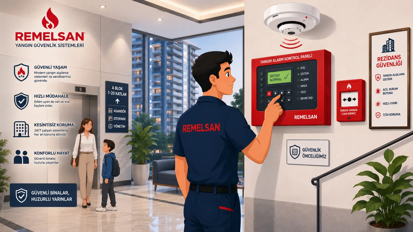 Rezidans Yangın Alarm Sistemleri